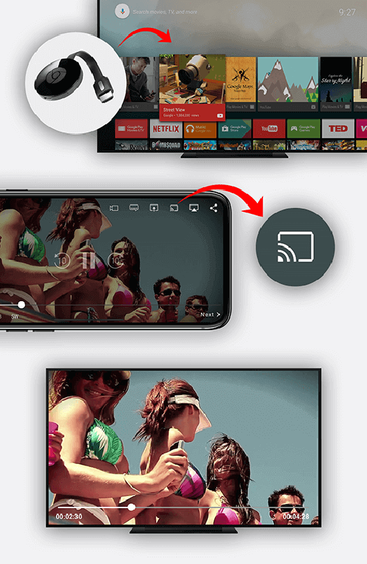 Cast Videos from iPhone iPad to Chromecast