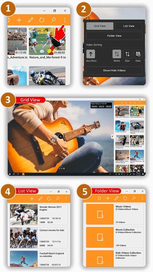 Customize Video Gallery View
